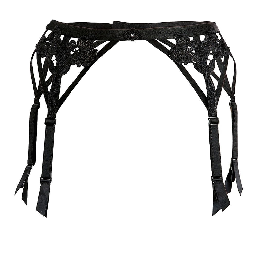BlueBella Garter Belt, Size Medium, Black.